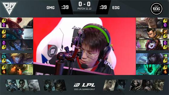 LOL-LPL：Jiejie两局完美节奏带动全场，EDG连下两城2-0轻取OMG
