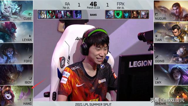 LOL：牛宝回归状态回暖FPX战胜RA，Doinb上演血条消失术