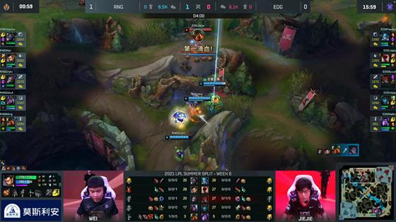 LOL-LPL：Wei赵信灵性节奏掌控全局，RNG窒息运营2-0横扫EDG