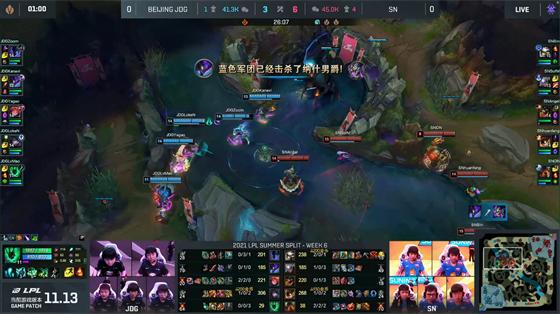 LOL-LPL：SofM超神盲僧个人秀抓崩三路，SN血腥团战2-0横扫JDG