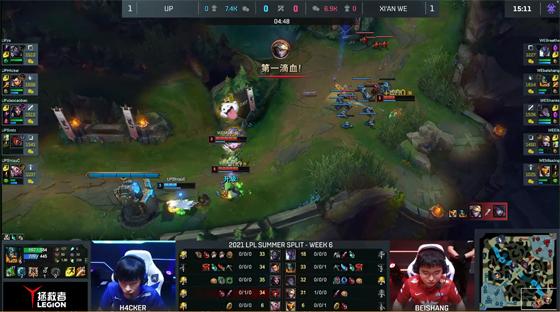 LOL-LPL：Breathe阿卡丽连续两场单杀梦魇，WE让一追二战胜UP