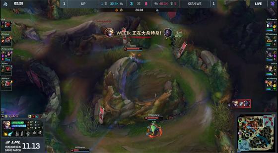 LOL-LPL：Breathe阿卡丽连续两场单杀梦魇，WE让一追二战胜UP