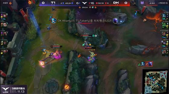 LOL-LCK：Gumayusi厄斐琉斯强势打穿三路，T1让一追二击败DK