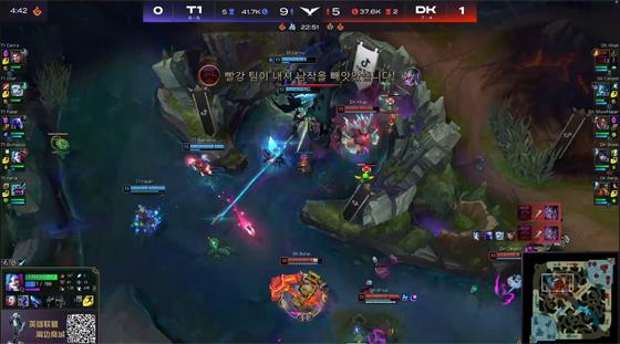 LOL-LCK：Gumayusi厄斐琉斯强势打穿三路，T1让一追二击败DK