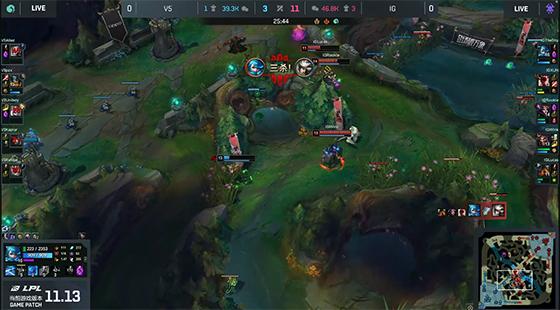 LOL-LPL：TheShy格温单杀青钢影压制力无解，iG 2-0轻取V5