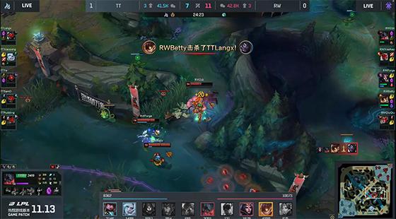 LOL-LPL：侠盗勇士RW上演“劫富济贫”，TT干净利落2-0终止五连败