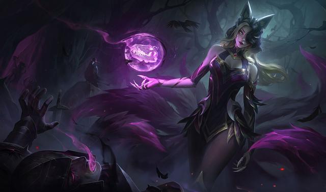 LOL今日测试服：魔女新皮肤上线，真正的九尾妖狐现身，太邪魅了