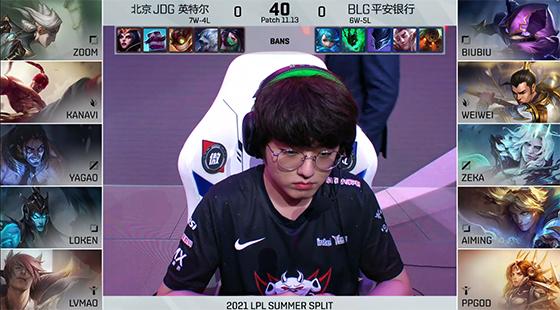 LOL-LPL：Biubiu凯南天雷主宰团战，助力BLG连下两城2-0击败JDG