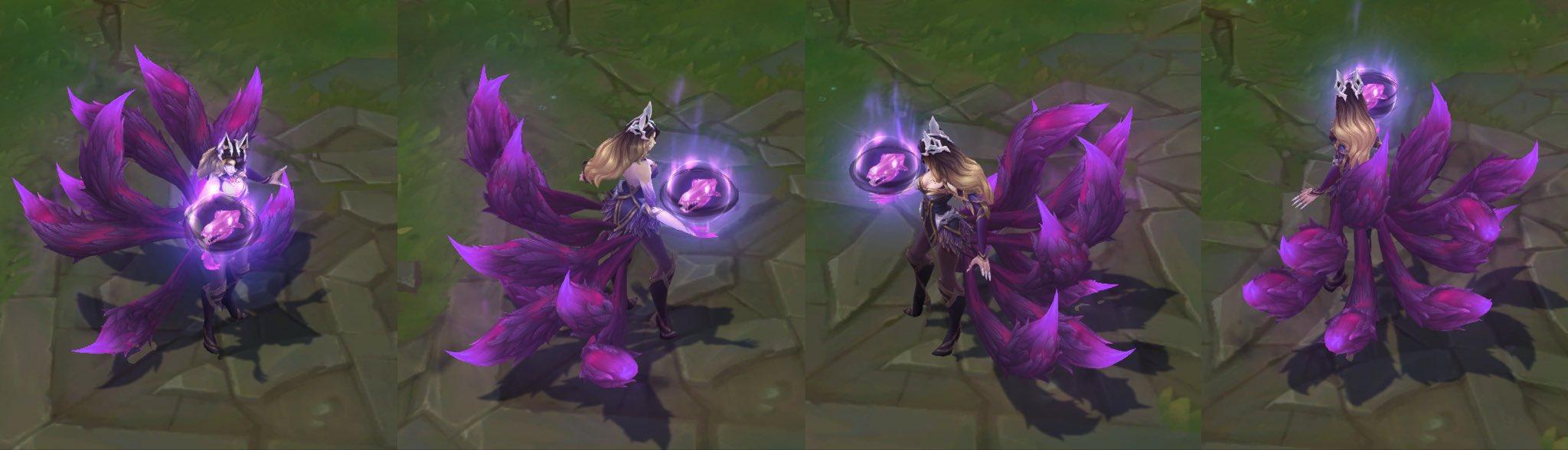 LOL测试服更新：阿狸艾希蛇女喜提魔女皮肤，乐芙兰获至臻皮肤