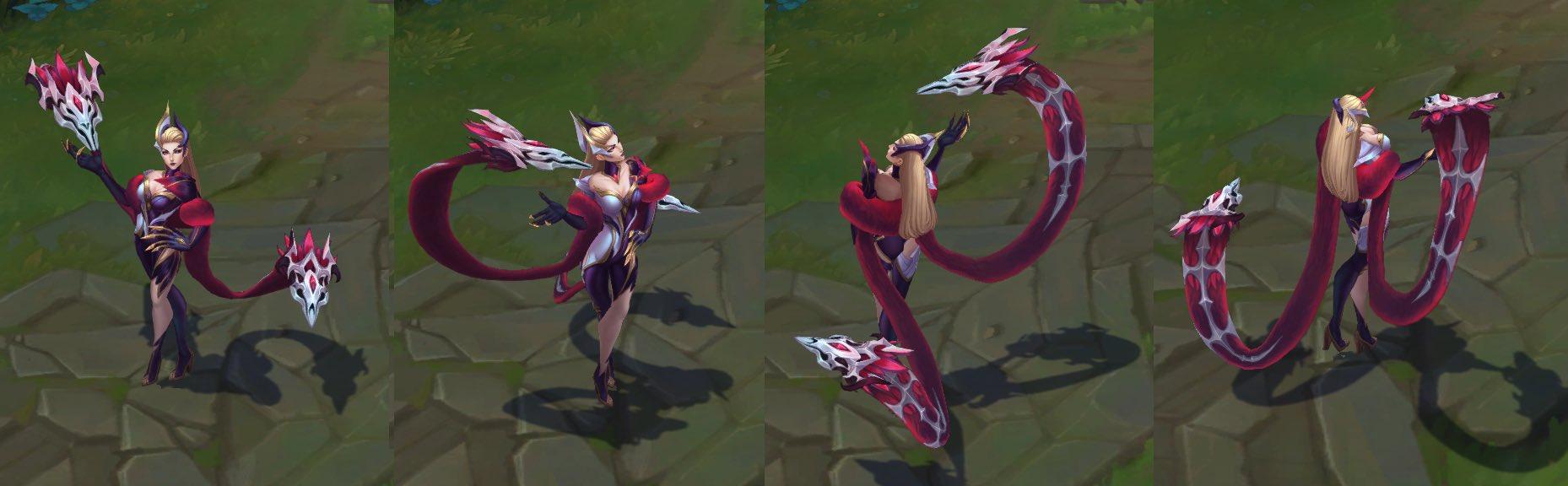 LOL测试服更新：阿狸艾希蛇女喜提魔女皮肤，乐芙兰获至臻皮肤
