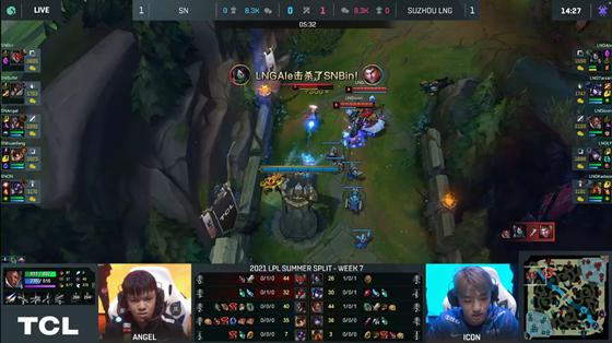 LOL-LPL：四Poke阵容巧解强开体系，SN极致运营2-1战胜LNG