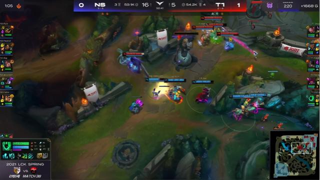 LOL：Ellim节奏压制Peanut，T1鏖战三局战胜NS