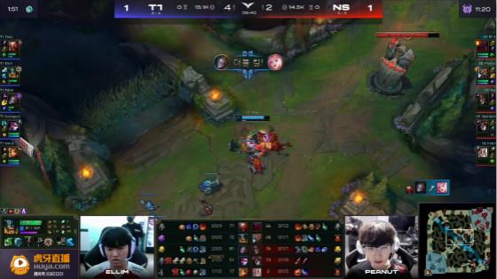 LOL：Ellim节奏压制Peanut，T1鏖战三局战胜NS