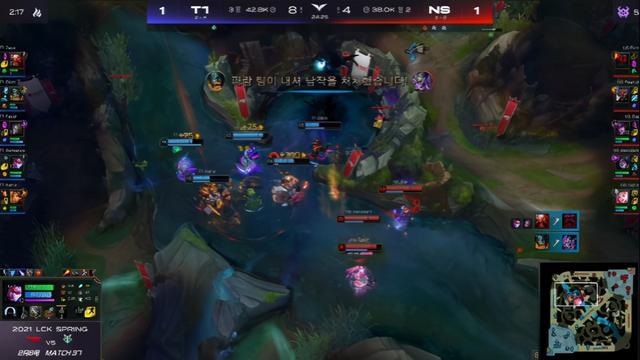 LOL：Ellim节奏压制Peanut，T1鏖战三局战胜NS