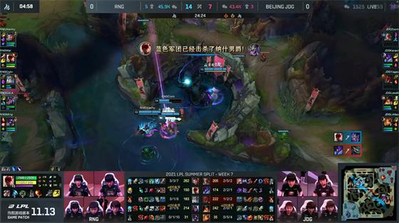 LOL-LPL：Xiaohu蒙多上路通关，RNG 2-1力克JDG收获六连胜
