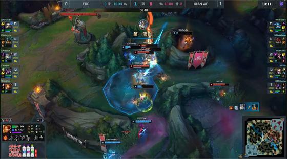 LOL-LPL：Clearlove重返赛场“7”差一招，WE 2-0掀翻榜首EDG