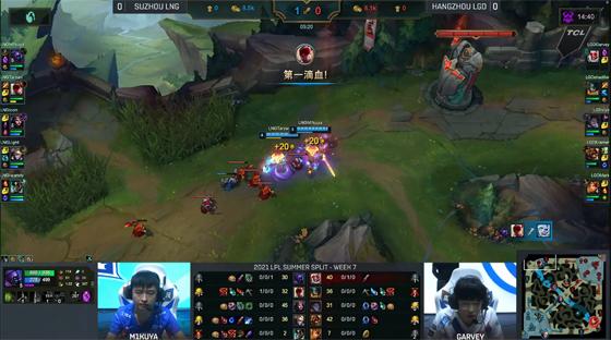 LOL-LPL：Ale连续两局对位单杀打开局面，LNG让一追二战胜LGD