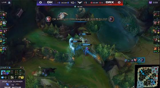 LOL-LCK：Canyon超神佛耶戈打穿三路，DK“人机局”2-0轻取DRX