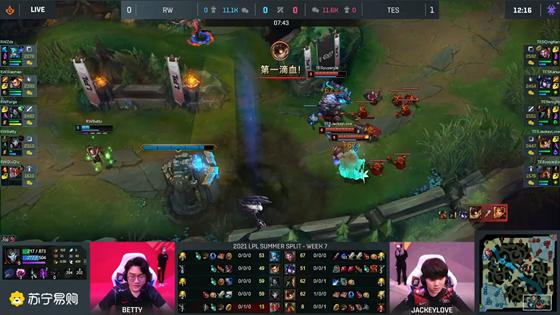 LOL-LPL：knight盲僧两次对位单杀鳄鱼，TES苦战三局2-1复仇RW