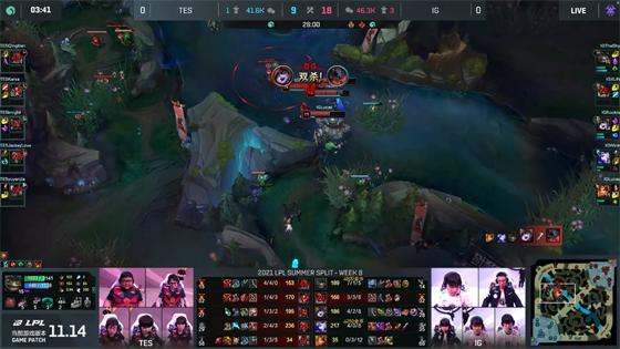 LOL-LPL：TheShy上单塔姆深渊潜航，iG 2-0击败TES赢下忍界大战