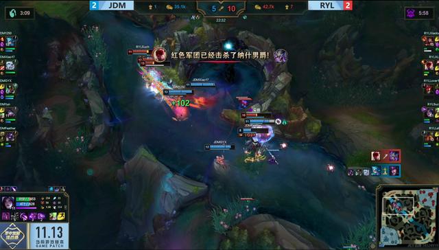 LOL：三路被破成功翻盘，JDM 3-2击败RYL拿下LDL季中杯冠军
