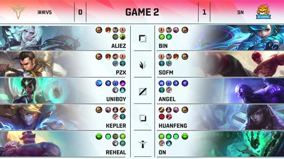LOL-LPL：pzx佛耶戈重大失误忘带惩戒，SN 2-1有惊无险击败V5