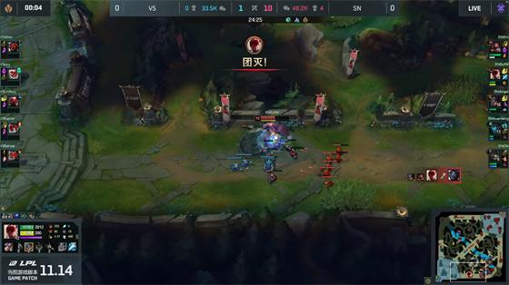 LOL-LPL：pzx佛耶戈重大失误忘带惩戒，SN 2-1有惊无险击败V5