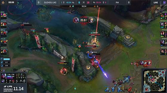 LOL-LPL：Tarzan不死扎克开团无处不在，LNG让一追二RW晋级季后赛