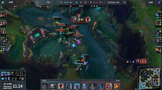 LOL-LPL：Tarzan不死扎克开团无处不在，LNG让一追二RW晋级季后赛