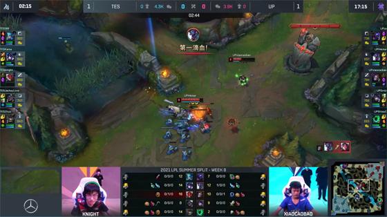 LOL-LPL：ShiauC锤石神Q锁定JackeyLove，UP爆冷2-1击败TES