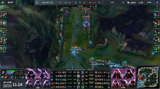 LOL-LPL：Lwx厄斐琉斯清辉夜凝输出爆表，FPX全面压制2-0横扫JDG
