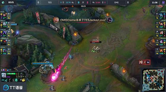LOL-LPL：四ban中单加“献祭阿水”，TES 2-0击败OMG晋级季后赛