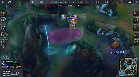 LOL-LPL：四ban中单加“献祭阿水”，TES 2-0击败OMG晋级季后赛
