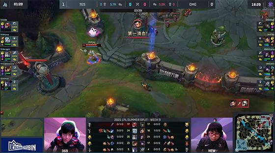 LOL-LPL：四ban中单加“献祭阿水”，TES 2-0击败OMG晋级季后赛