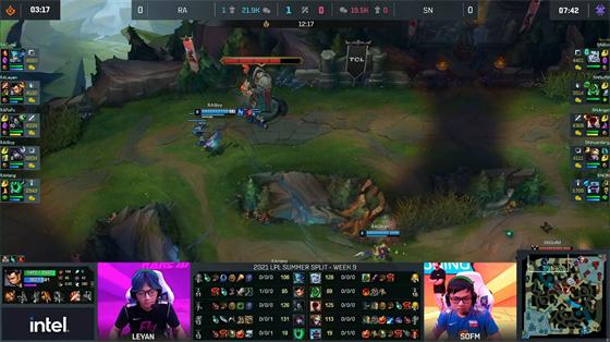 LOL-LPL：Cube格温四水龙一打二反杀梦魇，RA鏖战三局2-1击败SN
