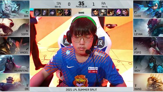 LOL-LPL：Cube格温四水龙一打二反杀梦魇，RA鏖战三局2-1击败SN