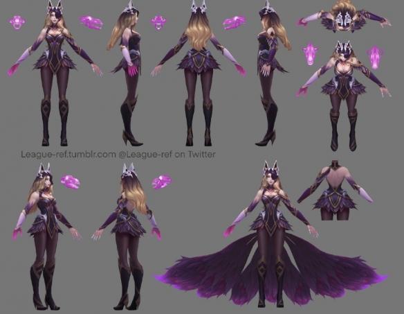 《LOL》“魔女”新皮建模：身材火辣！质量一如既往