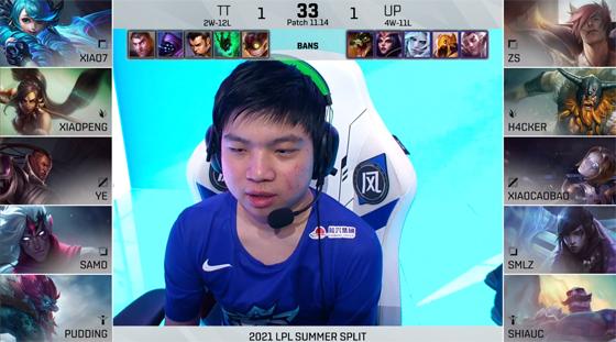 LOL-LPL：Smlz“伪五杀”厄斐琉斯圆满收官，UP让一追二战胜TT
