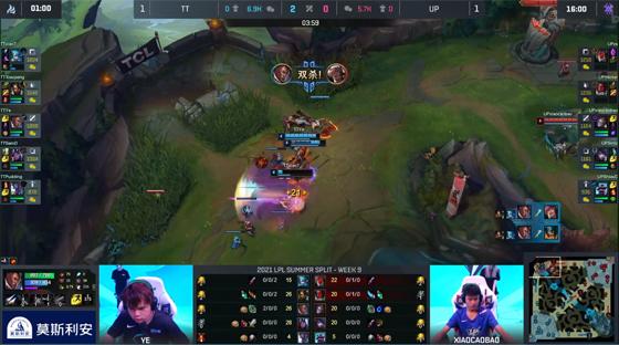 LOL-LPL：Smlz“伪五杀”厄斐琉斯圆满收官，UP让一追二战胜TT