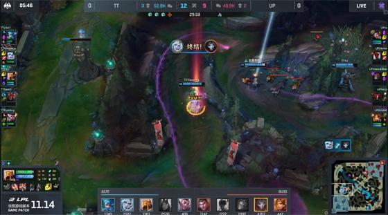 LOL-LPL：Smlz“伪五杀”厄斐琉斯圆满收官，UP让一追二战胜TT