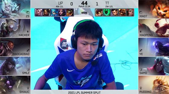 LOL-LPL：Smlz“伪五杀”厄斐琉斯圆满收官，UP让一追二战胜TT