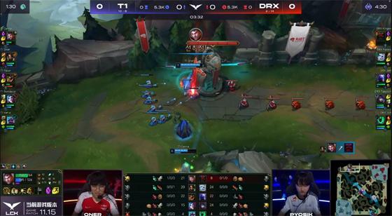 LOL-LCK：Faker瑞兹闪现禁锢逆转局面，T1有惊无险2-0翻盘战胜DRX