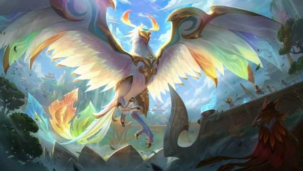 《LOL》新皮肤原画 地下都市、十周年限定神凰行者