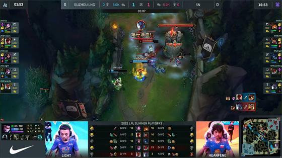 LOL-LPL：Light超神不死薇恩“请神上身”，LNG鏖战五局3-2淘汰SN