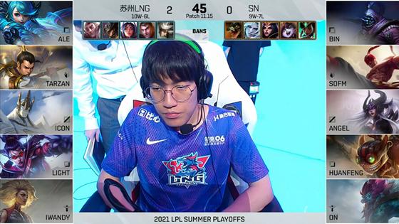 LOL-LPL：Light超神不死薇恩“请神上身”，LNG鏖战五局3-2淘汰SN