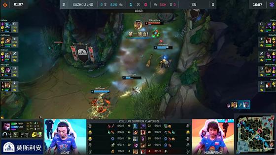 LOL-LPL：Light超神不死薇恩“请神上身”，LNG鏖战五局3-2淘汰SN