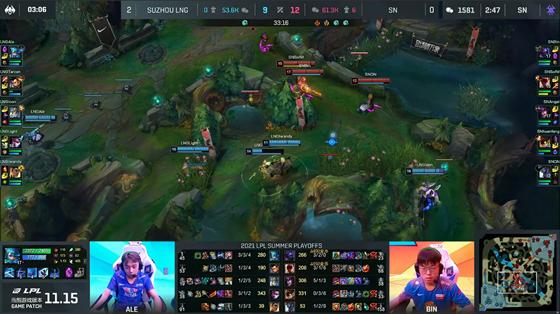 LOL-LPL：Light超神不死薇恩“请神上身”，LNG鏖战五局3-2淘汰SN
