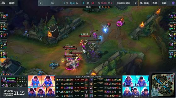 LOL-LPL：Light超神不死薇恩“请神上身”，LNG鏖战五局3-2淘汰SN