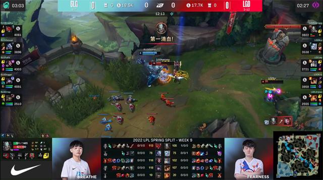 LOL-LPL：Doggo厄斐琉斯“大盛花火”融化蛮王，BLG 2-0战胜LGD