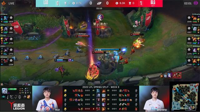 LOL-LPL：Doggo厄斐琉斯“大盛花火”融化蛮王，BLG 2-0战胜LGD